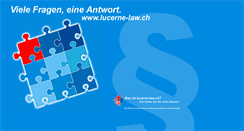 Desktop Screenshot of lucerne-law.ch