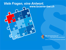 Tablet Screenshot of lucerne-law.ch